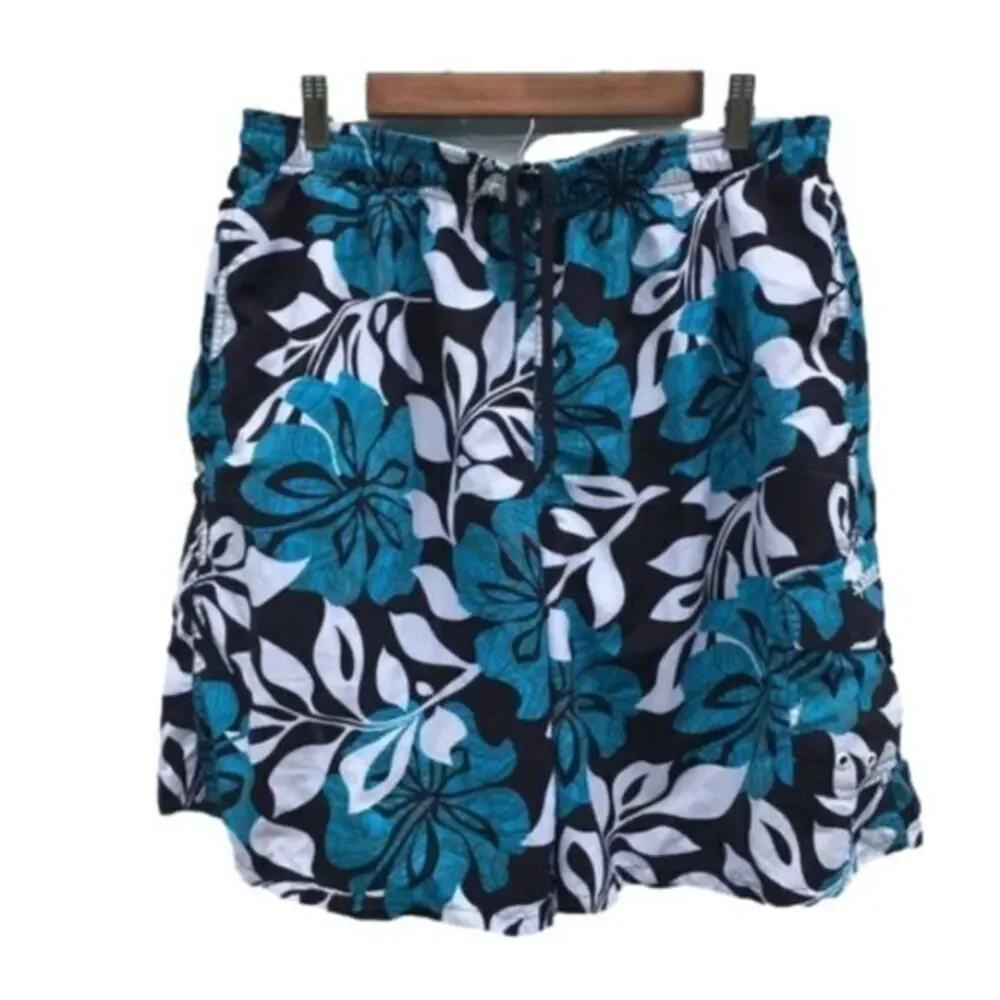 Speedo Boys' Hawaiian Print Swim Boardshort